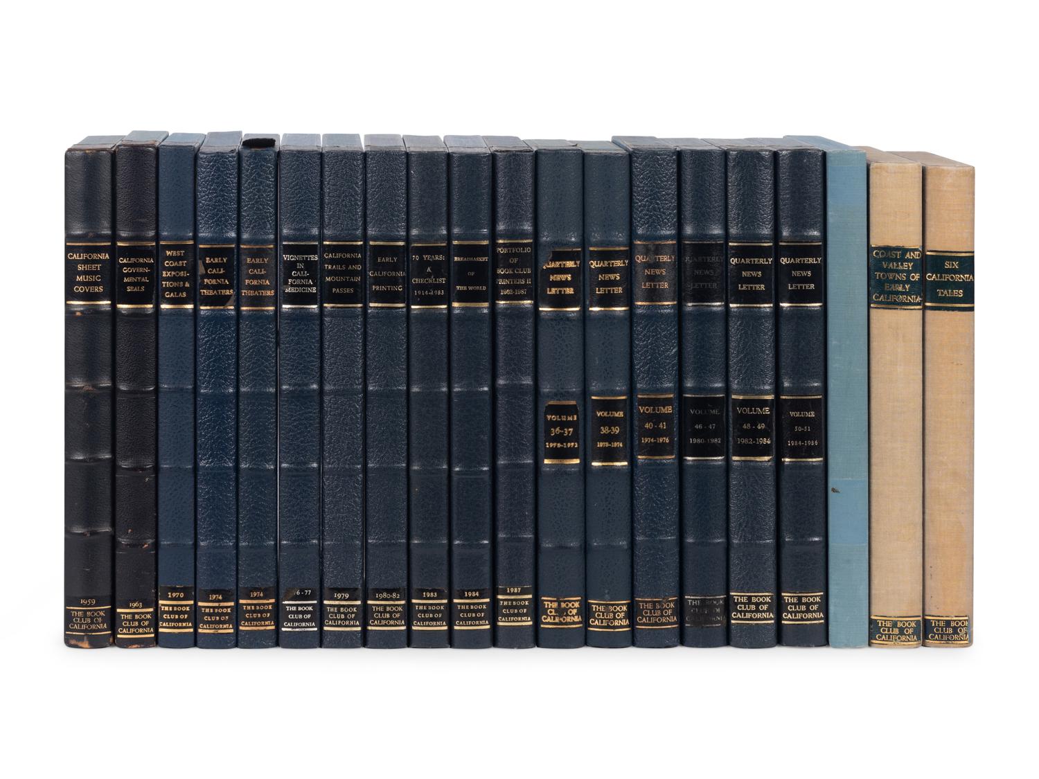 [BOOK CLUB OF CALIFORNIA].