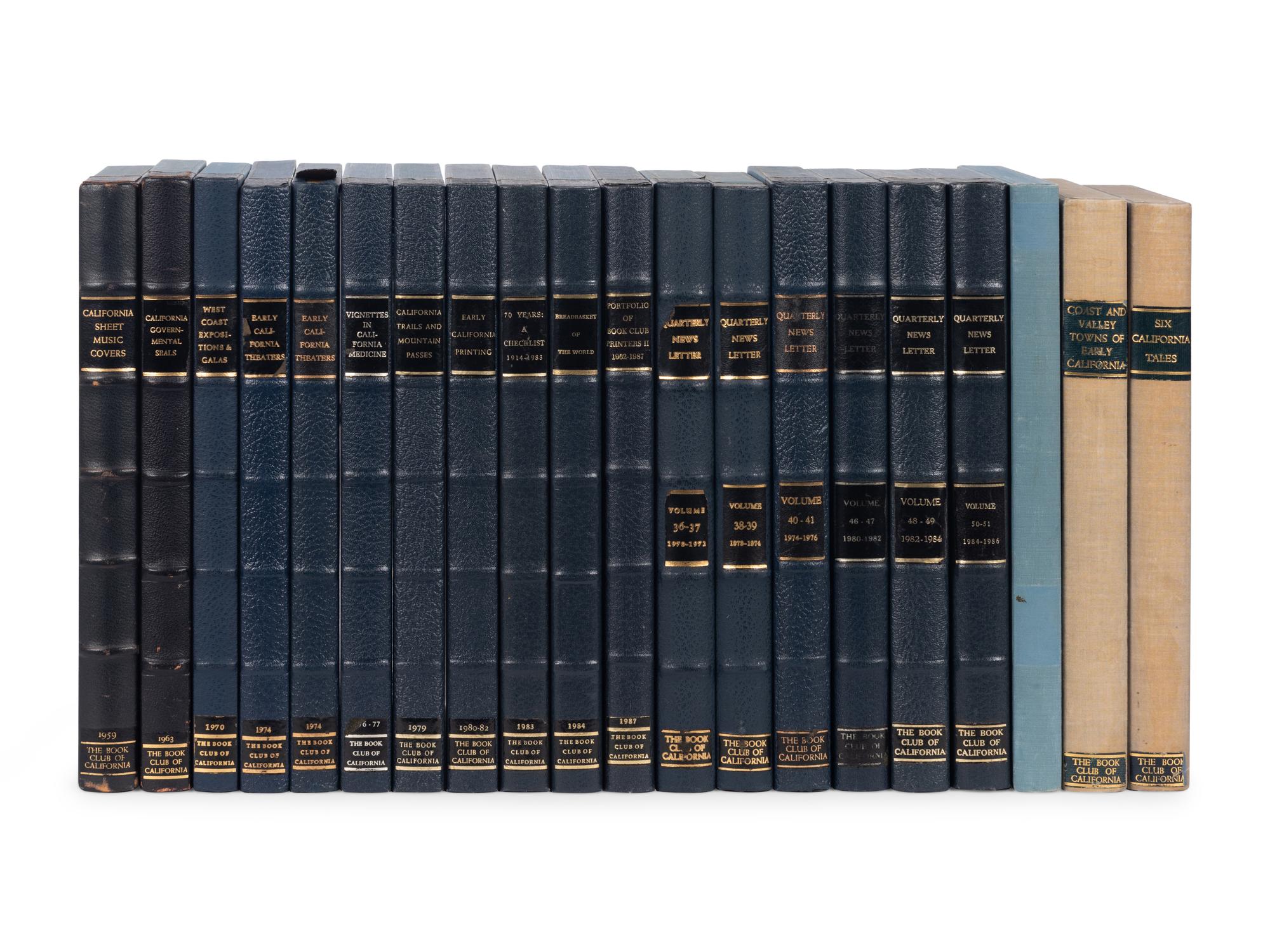[BOOK CLUB OF CALIFORNIA].