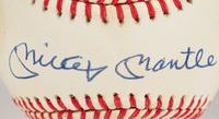 A Mickey Mantle Signed Autograph Baseball (Beckett Authentication Services BAS Certified),