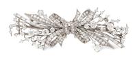 Tiffany & Co., Diamond Double Clip Brooch
