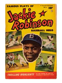 A 1952 Famous Plays of Jackie Robinson Comic Book (Fawcett)