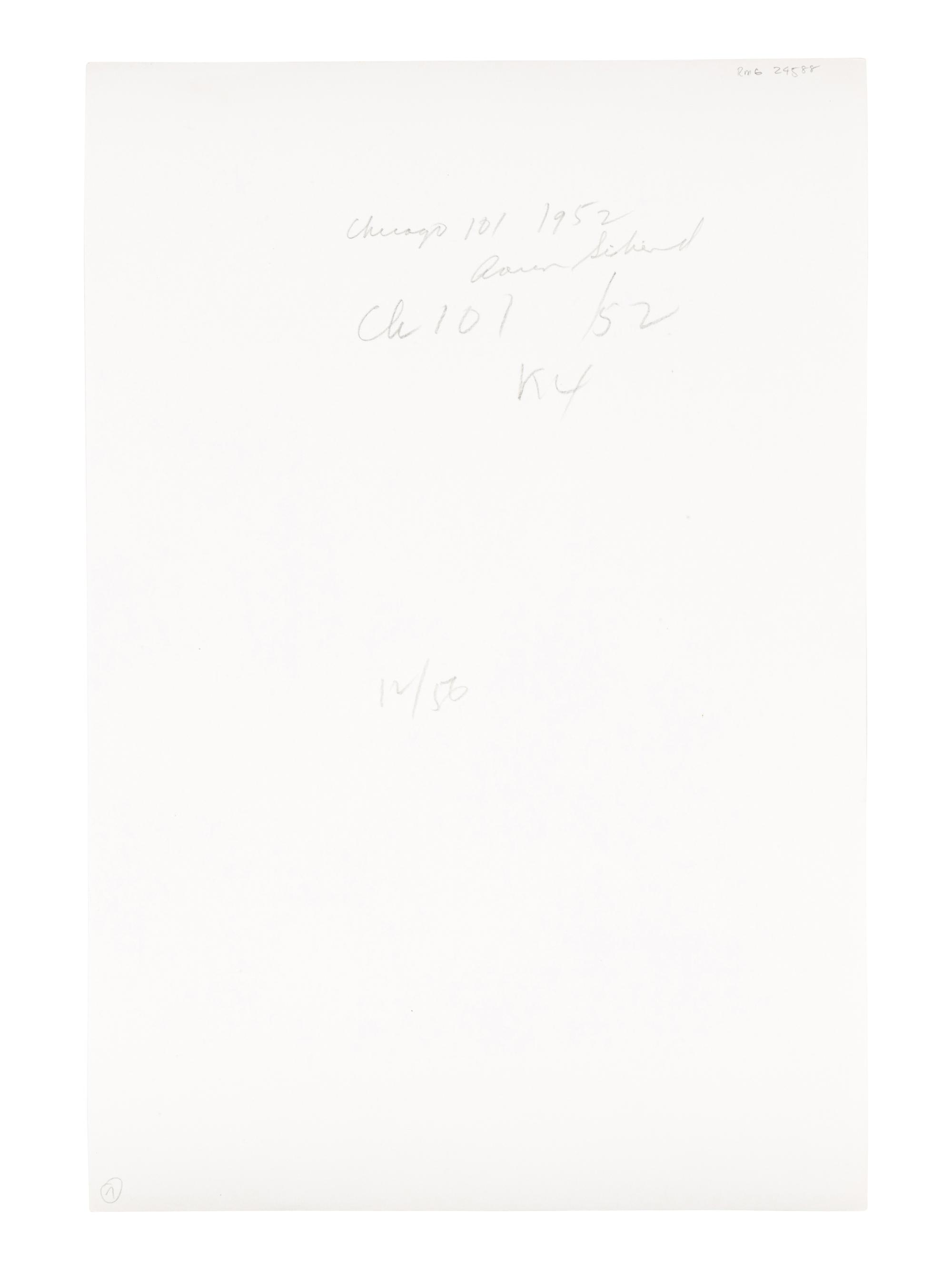 Aaron Siskind (1903-1991) Chicago 101, 1952