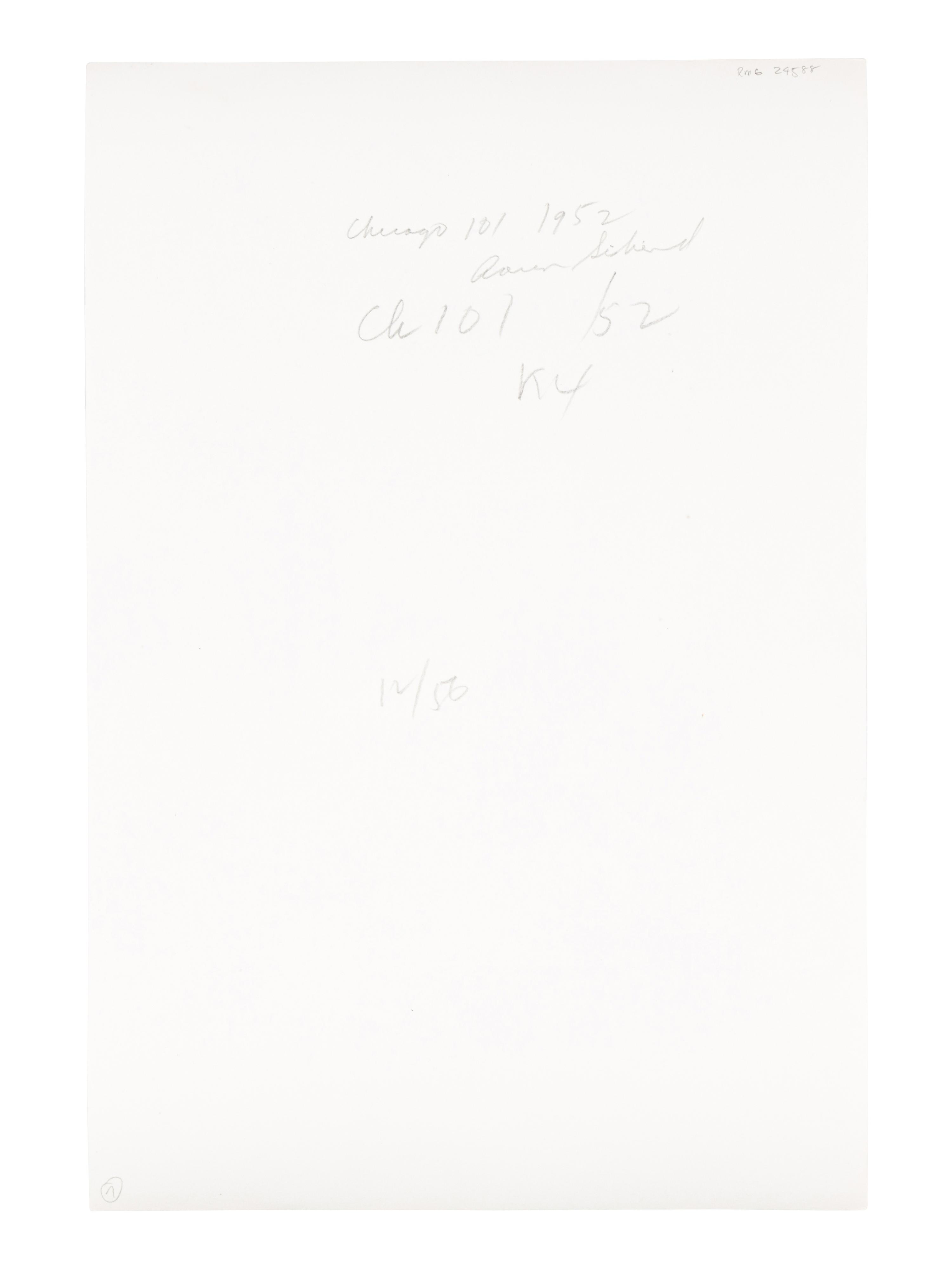 Aaron Siskind (1903-1991) Chicago 101, 1952
