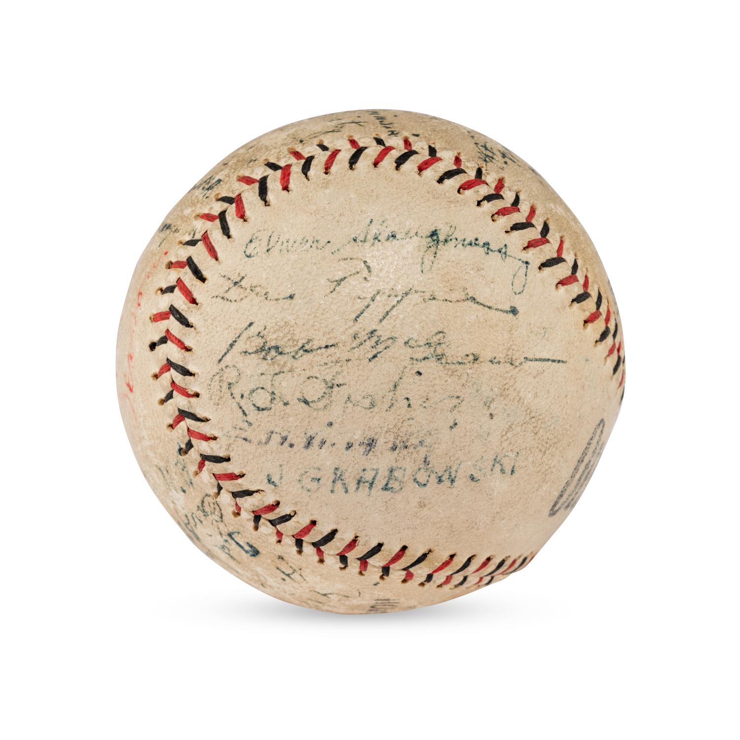 A 1923 Minneapolis Millers Team Signed Autograph Baseball