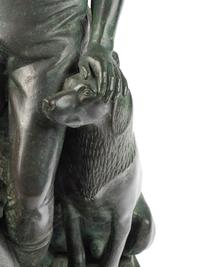 MANSHIP, Paul (1885-1966). Abraham Lincoln, The Hoosier Youth. Florence: The Bruno Bearzi Foundry, ca. 1930s.