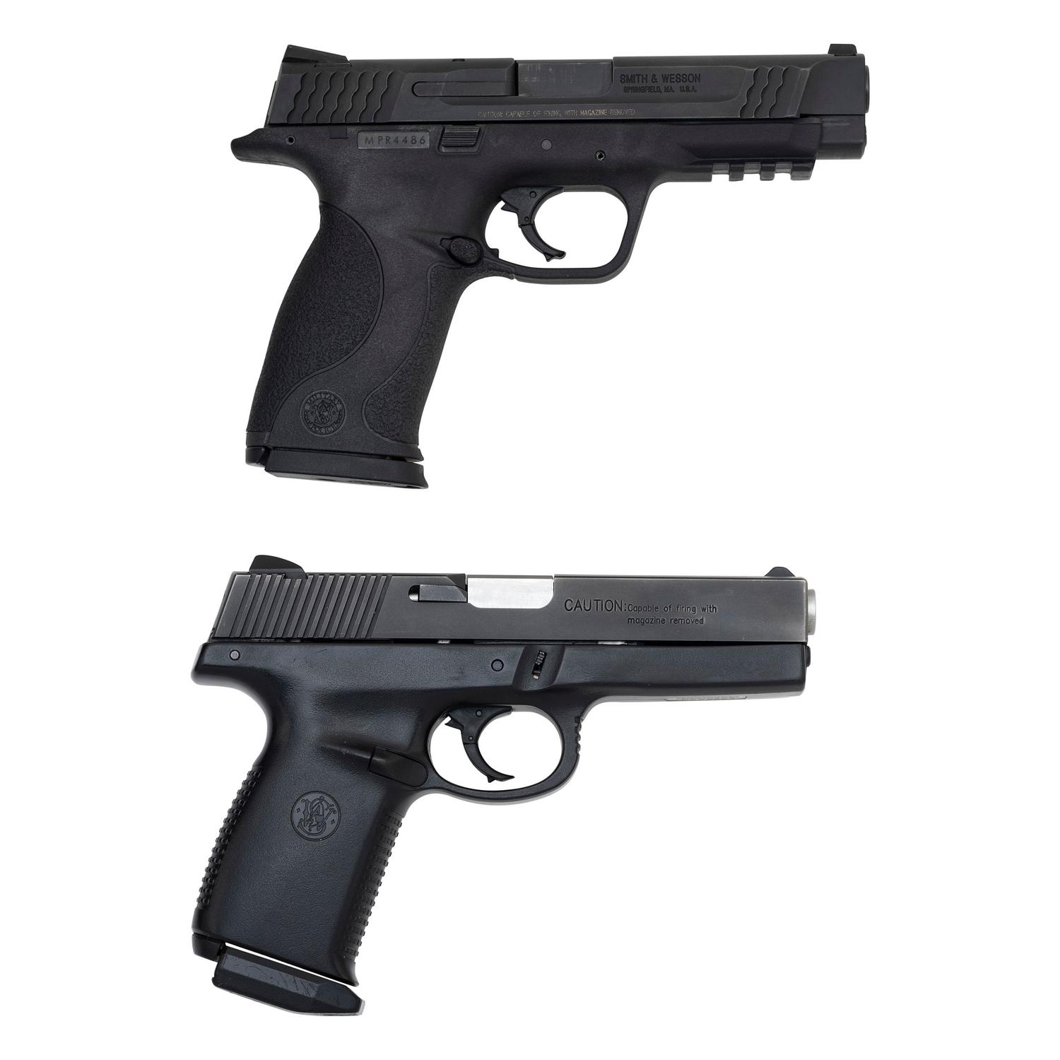* Two Smith & Wesson Pistols: M&P 45 in Box with Accessories and SW40F