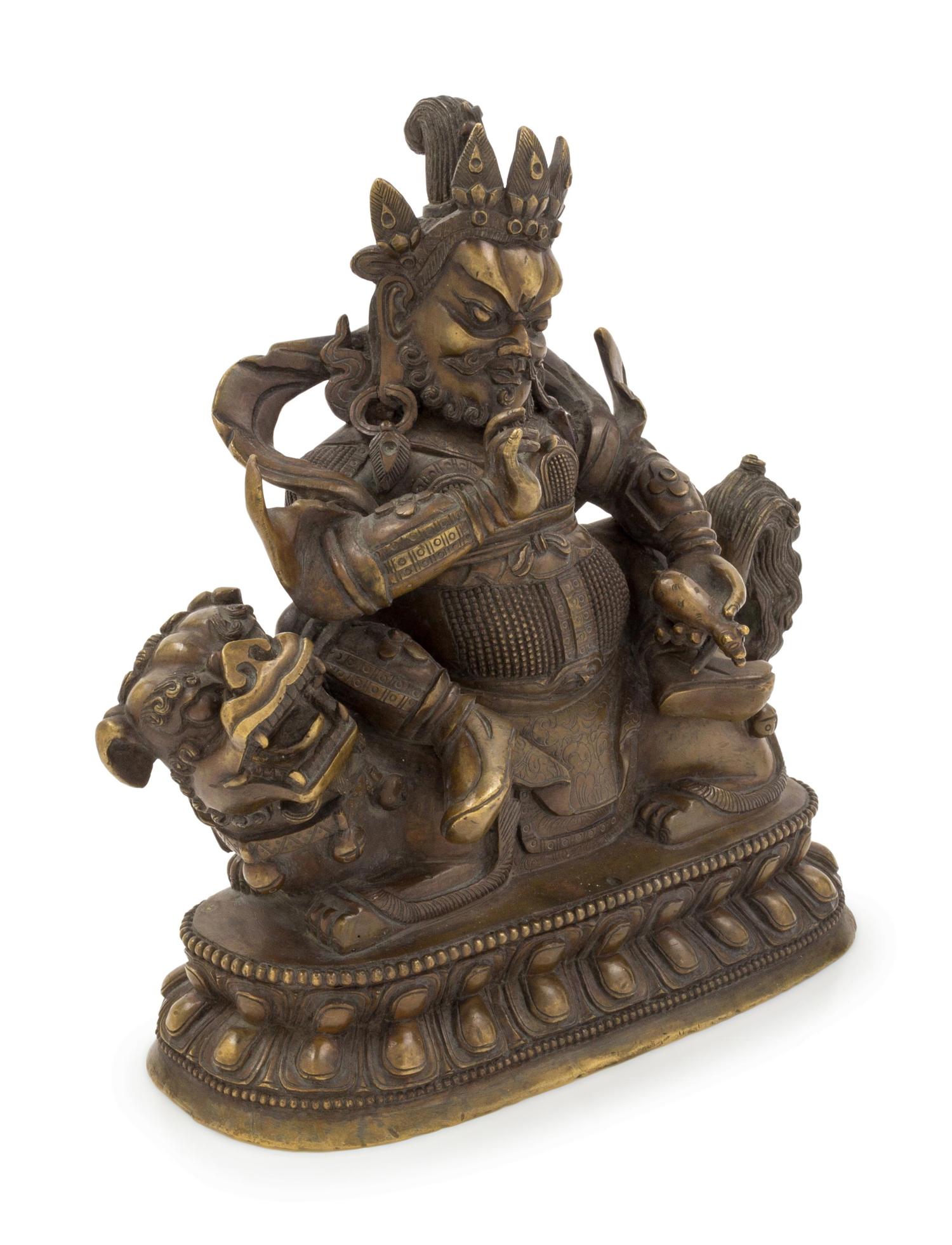 A Bronze Figure of a Vaiśravana