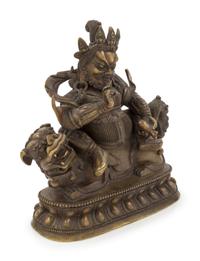 A Bronze Figure of a Vaiśravana