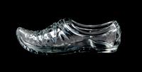 A Glass Baccarat Dutch Clog Length 10 1/2 inches.