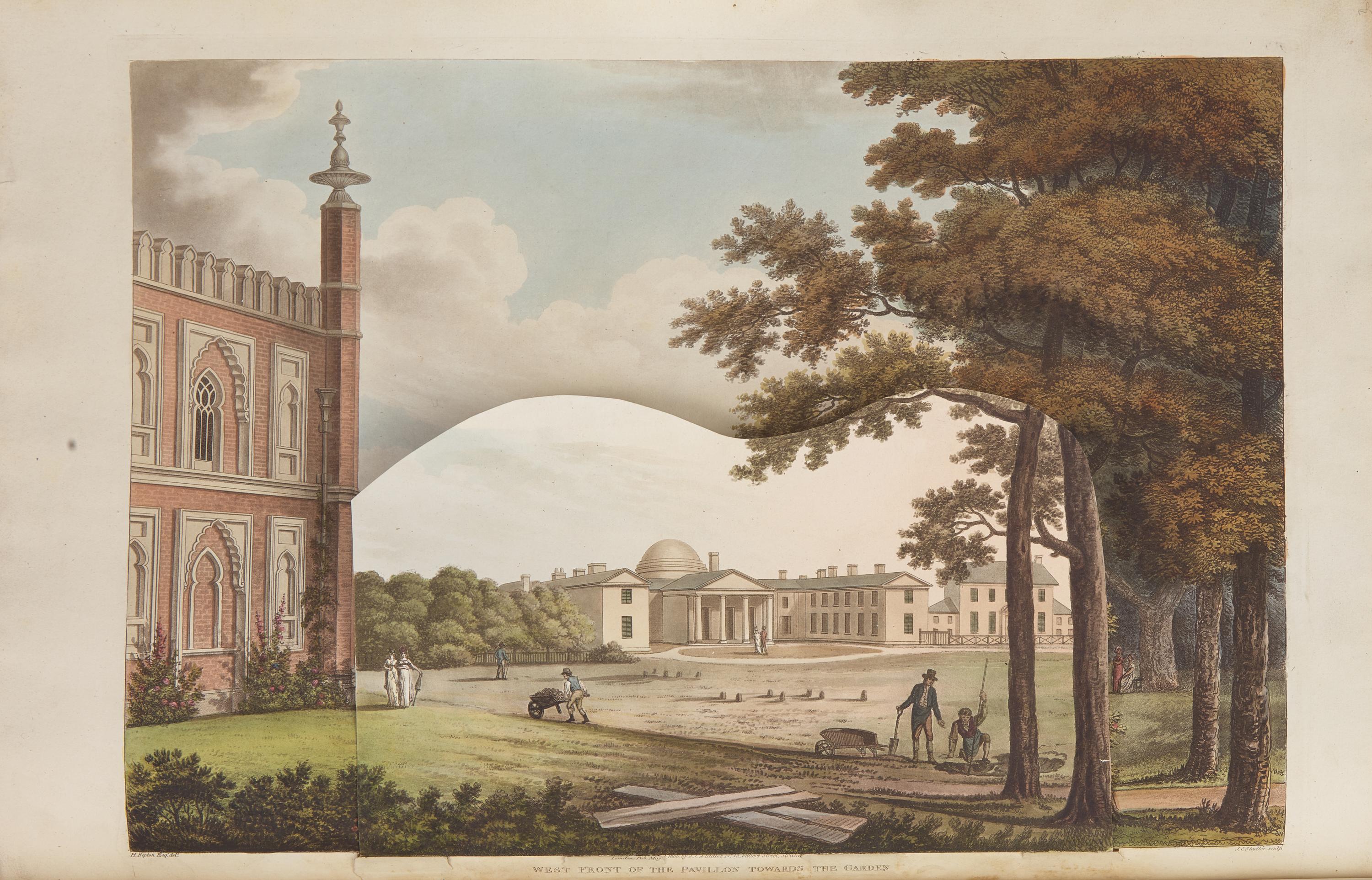 [Color-Plate Books] Repton, H(umphry)., and John Adey Repton, and G(eorge). S(tanley). Repton. Designs for the Pavillon at Brighton