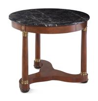 An Empire Style Mahogany Marble-Top Table