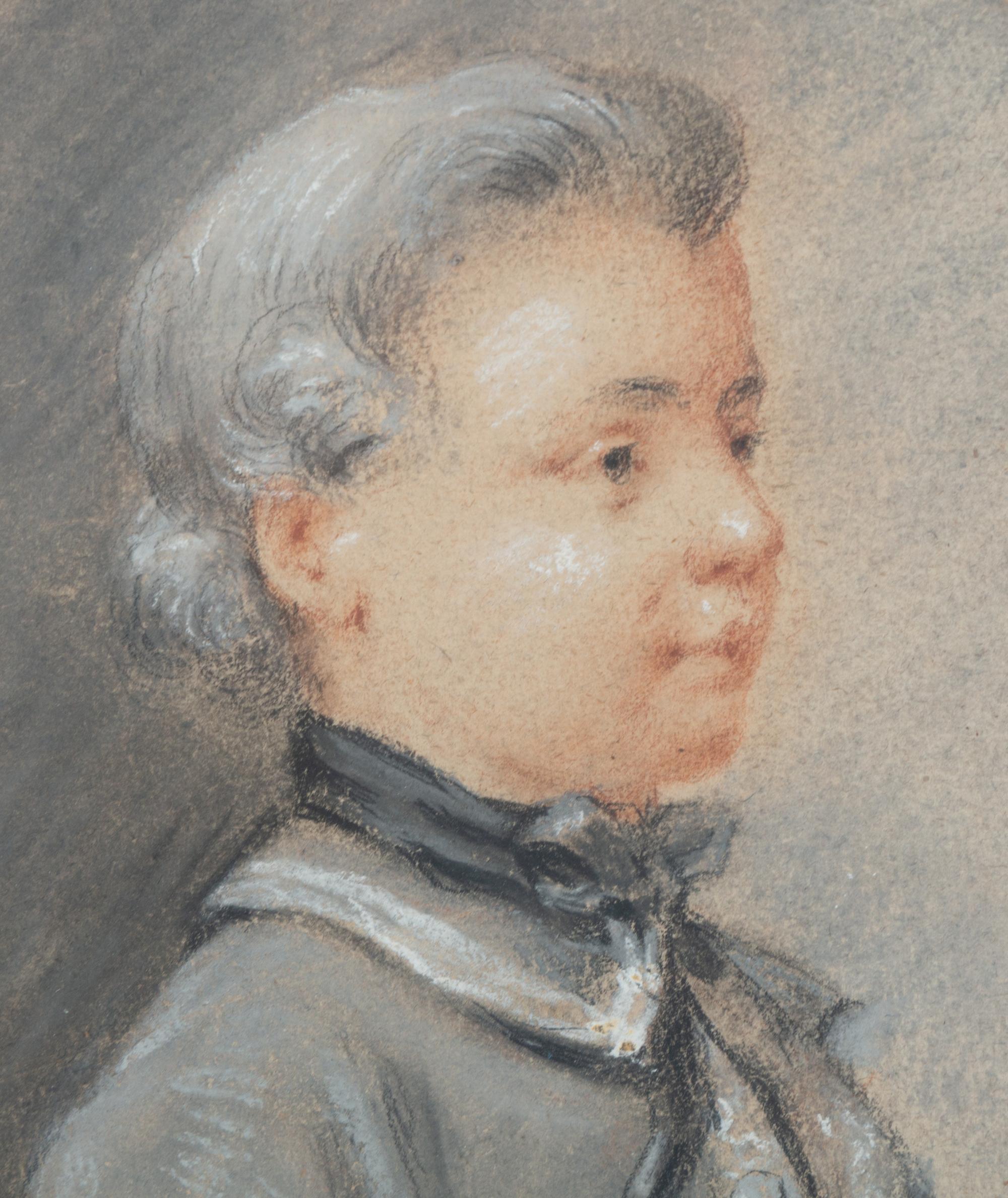 A Pair of French Pastel Portraits