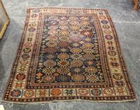 A Caucasian Kuba Wool Rug 4 feet 11 1/2 inches x 3 feet 11 1/2 inches.