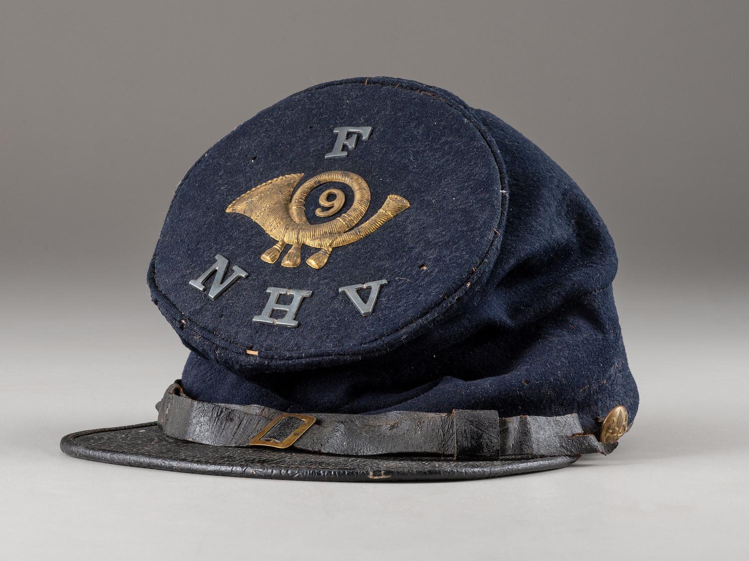 [CIVIL WAR]. Company F, 9th New Hampshire Volunteers forage cap.