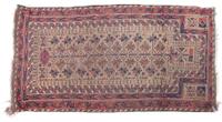 A Baluch Prayer Rug. 3 feet x 5 feet.
