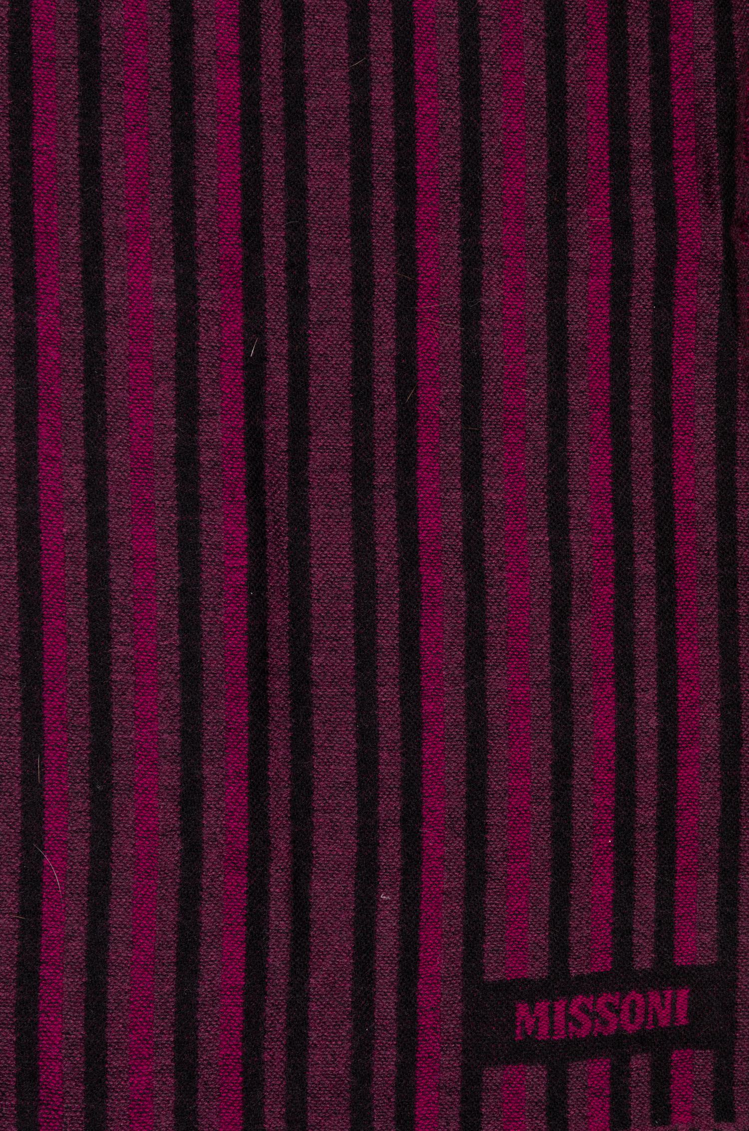 Missoni Pink and Black Scarf, 1990-2000s