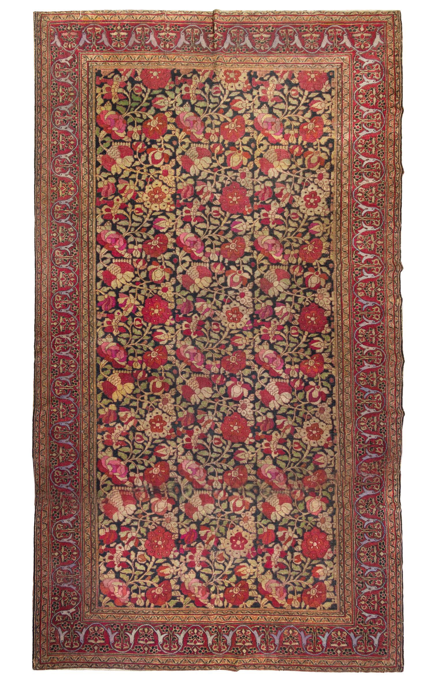 A Continental Wool Rug 15 feet 2 inches x 6 feet 9 inches.