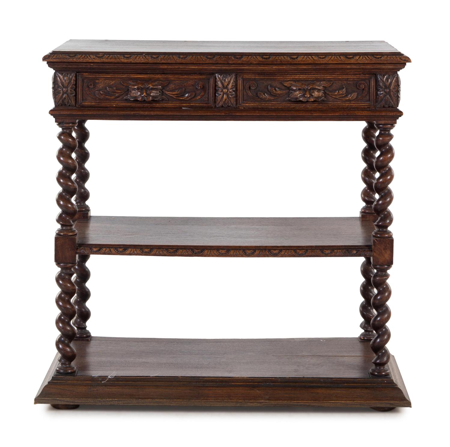 A Renaissance Revival Carved Oak Sideboard