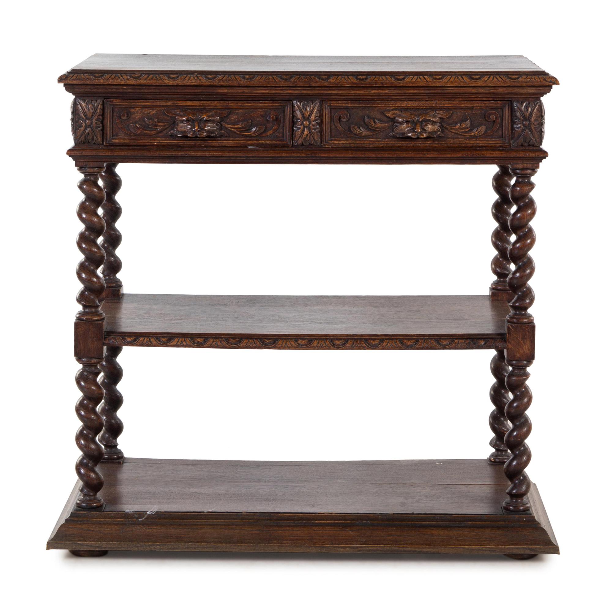A Renaissance Revival Carved Oak Sideboard