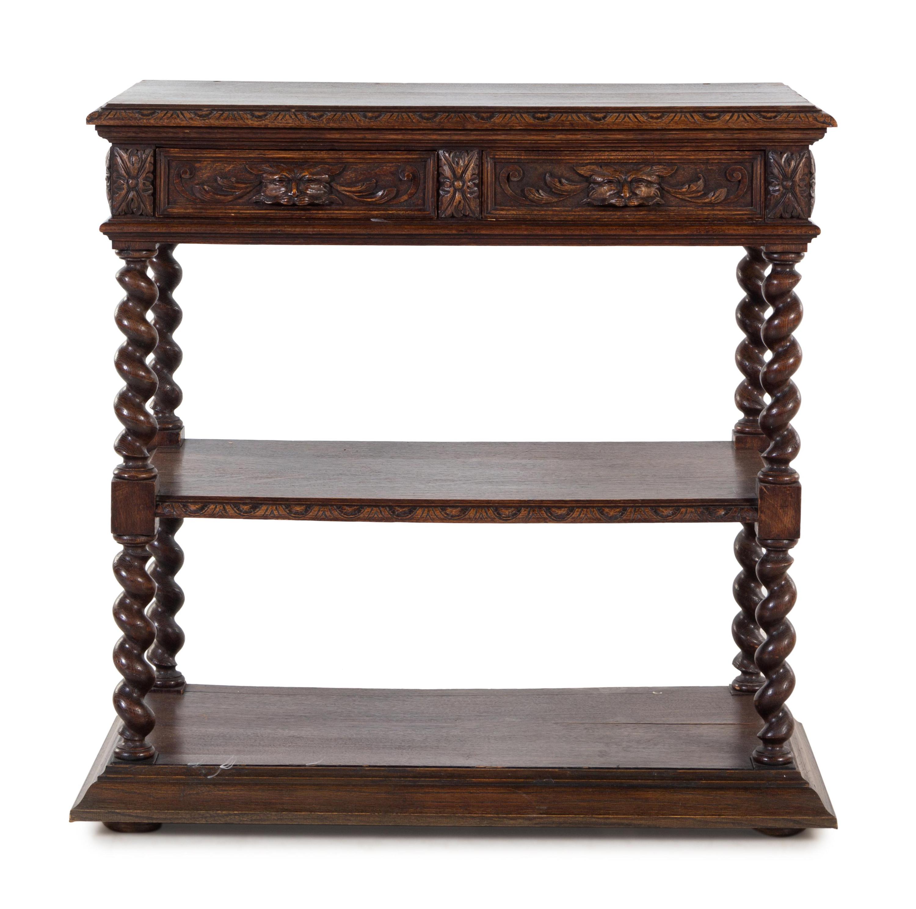 A Renaissance Revival Carved Oak Sideboard
