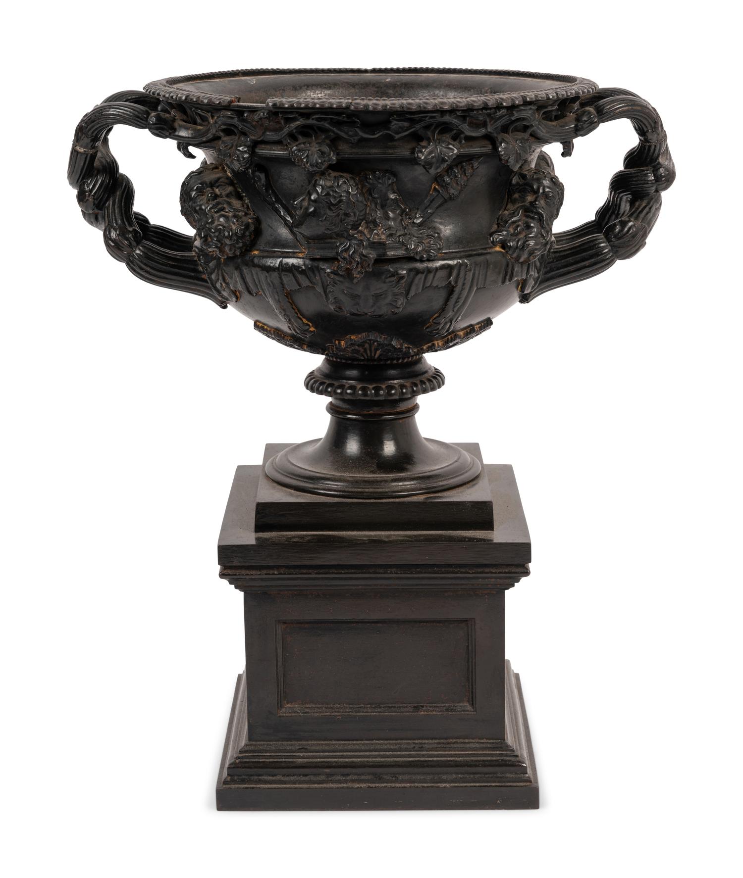 A Grand Tour Bronze Warwick Vase