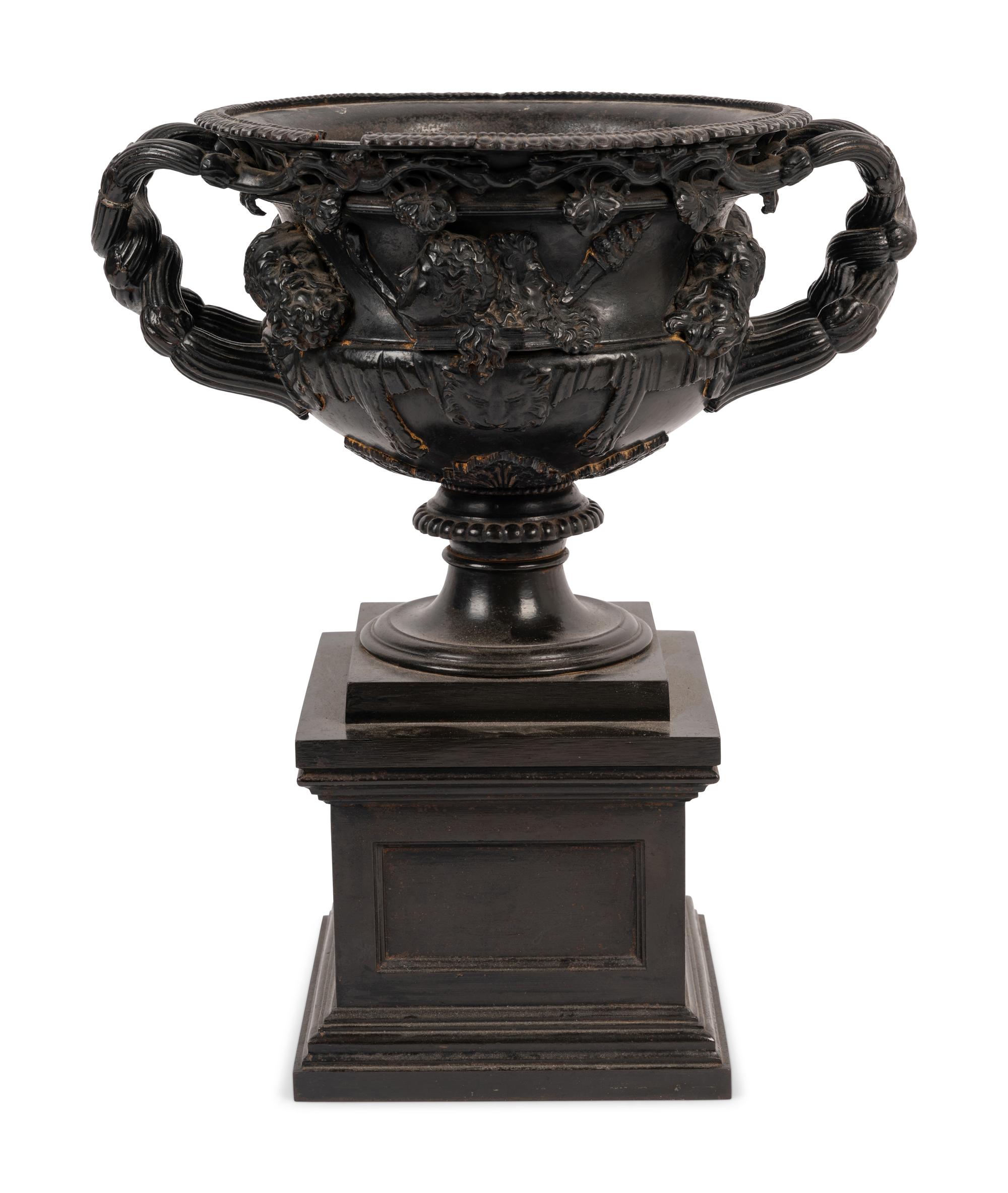 A Grand Tour Bronze Warwick Vase