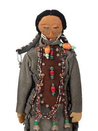 Beaded Hide Dolls