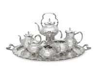 An American Silver Seven-Piece Tea and Coffee Service
