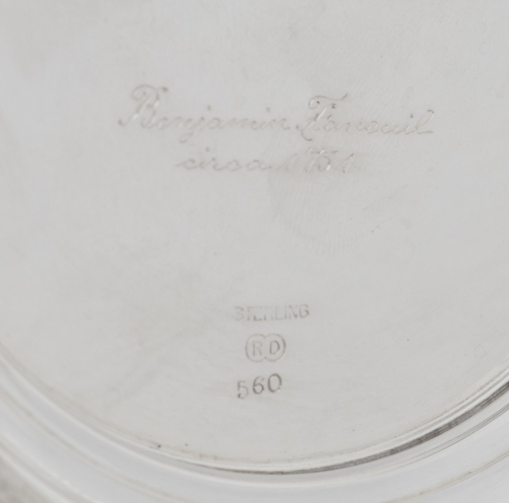 Three American Silver Benjamin Franklin Articles