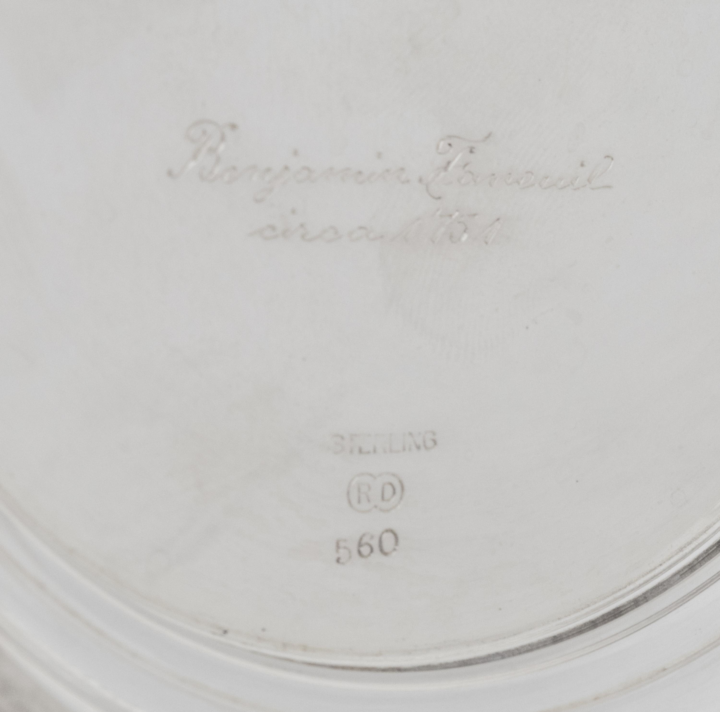 Three American Silver Benjamin Franklin Articles