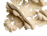 A Pair of Northern European Cream-Painted Brackets