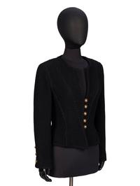 Chanel, Black Bouclé Tweed Jacket