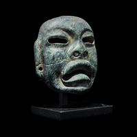 An Olmec Jade Mask