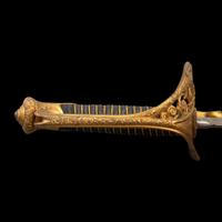 Exceptional Etched Blade Ames US Model 1850 Foot Officer Sword Presented to Colonel (General) Horace Lee & CDV - Published in Thillmann's Civil War Army Swords