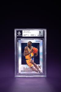 A 1996-97 Skybox E-X2000 Credentials Kobe Bryant Rookie Basketball Card No. 30 (BGS 9 MINT),