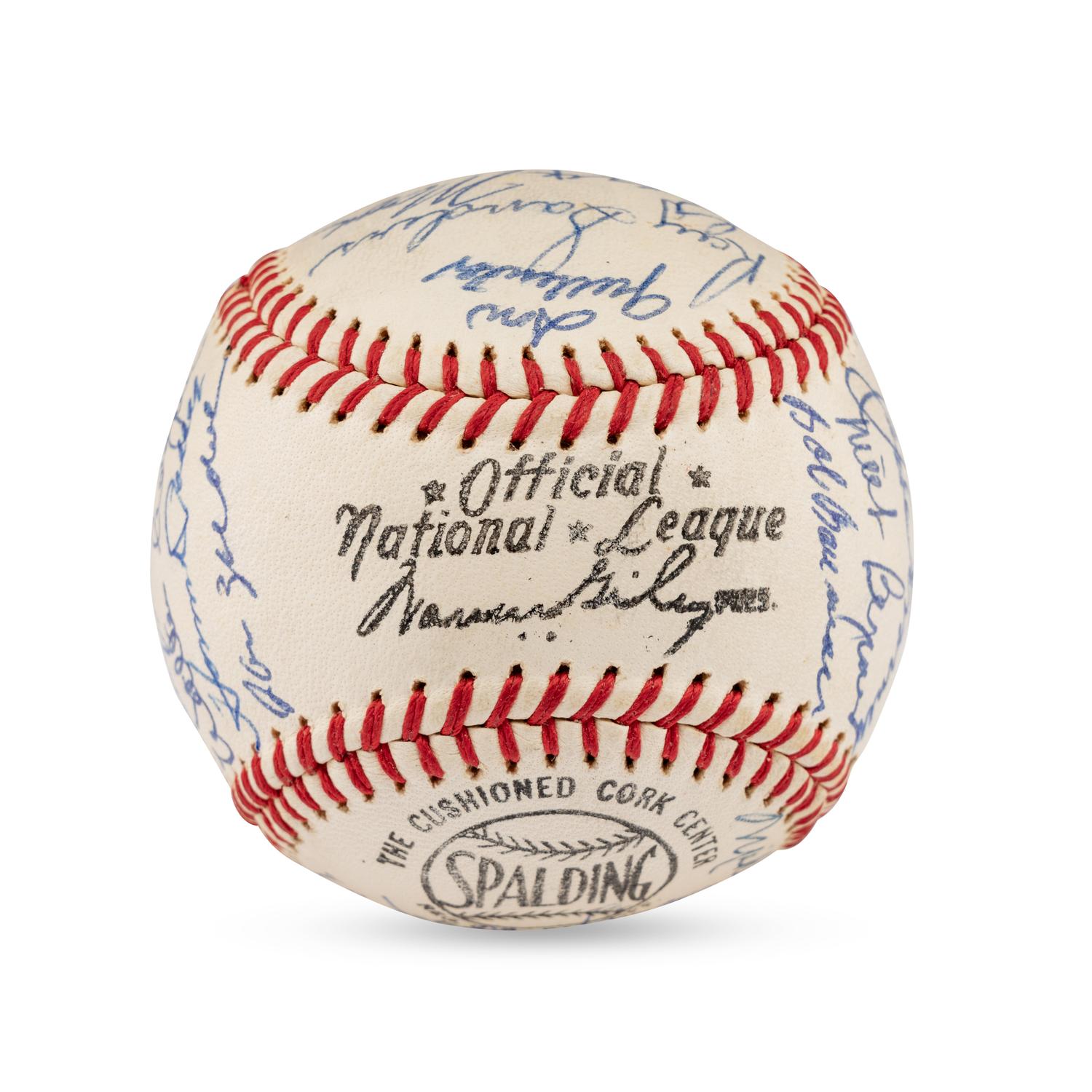 A 1944 St. Louis Cardinals and St. Louis Browns World Series Reunion Signed Baseball (Beckett Authentication Services Letter of Authenticity)