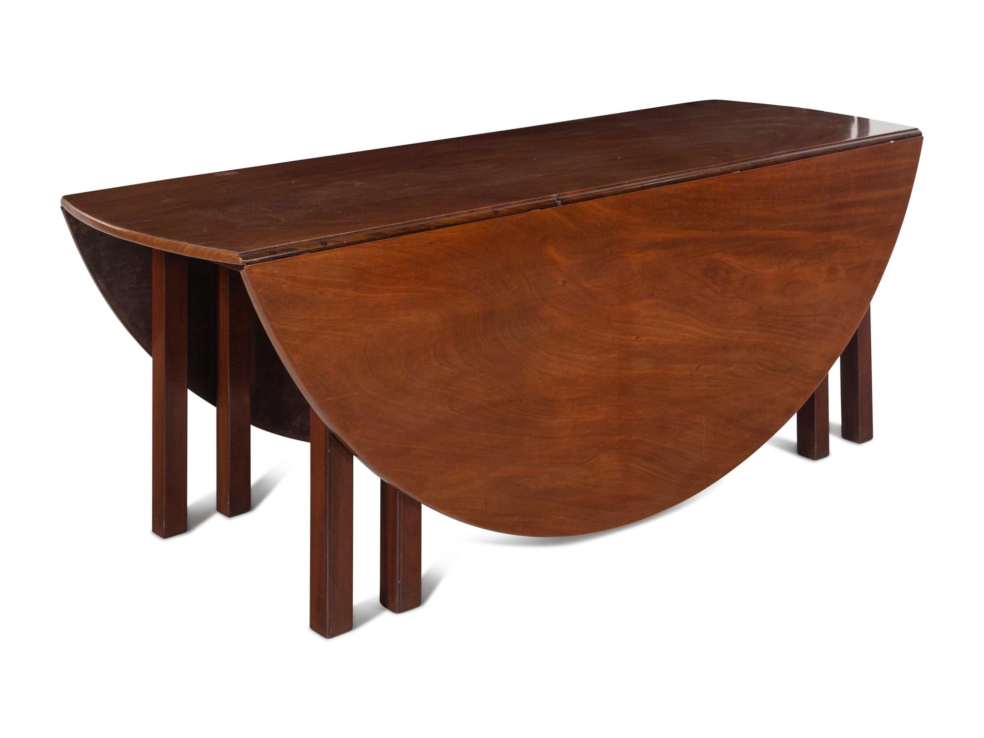 An English Mahogany Wake Table