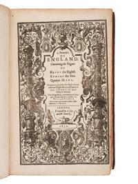 GODWIN, Francis, Bishop (1562-1633). Annales of England. Containing the Reignes of Henry the Eighth. Edward the Sixt. Queene Mary . Morgan Godwyn, translator. London: printed by A. Islip and W. Stansby, 1630.