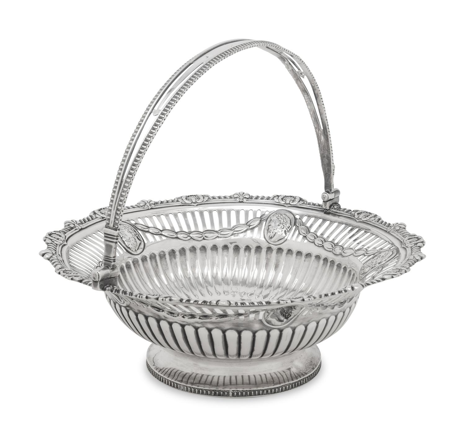 An Irish Silver Basket