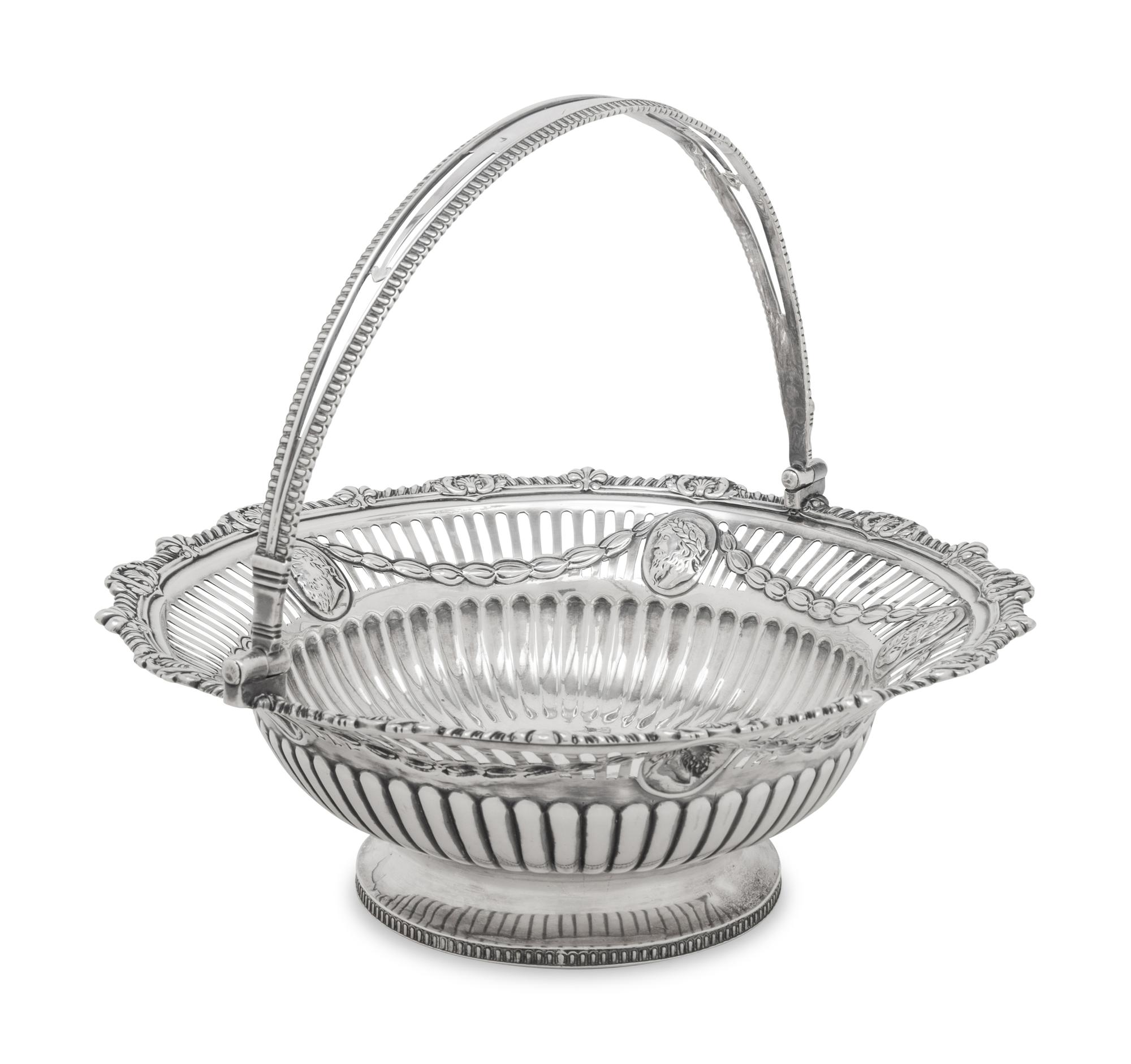An Irish Silver Basket