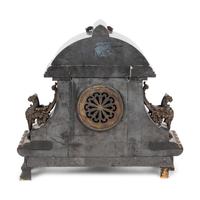 A French Gilt-Bronze Mounted Slate Mantel Clock