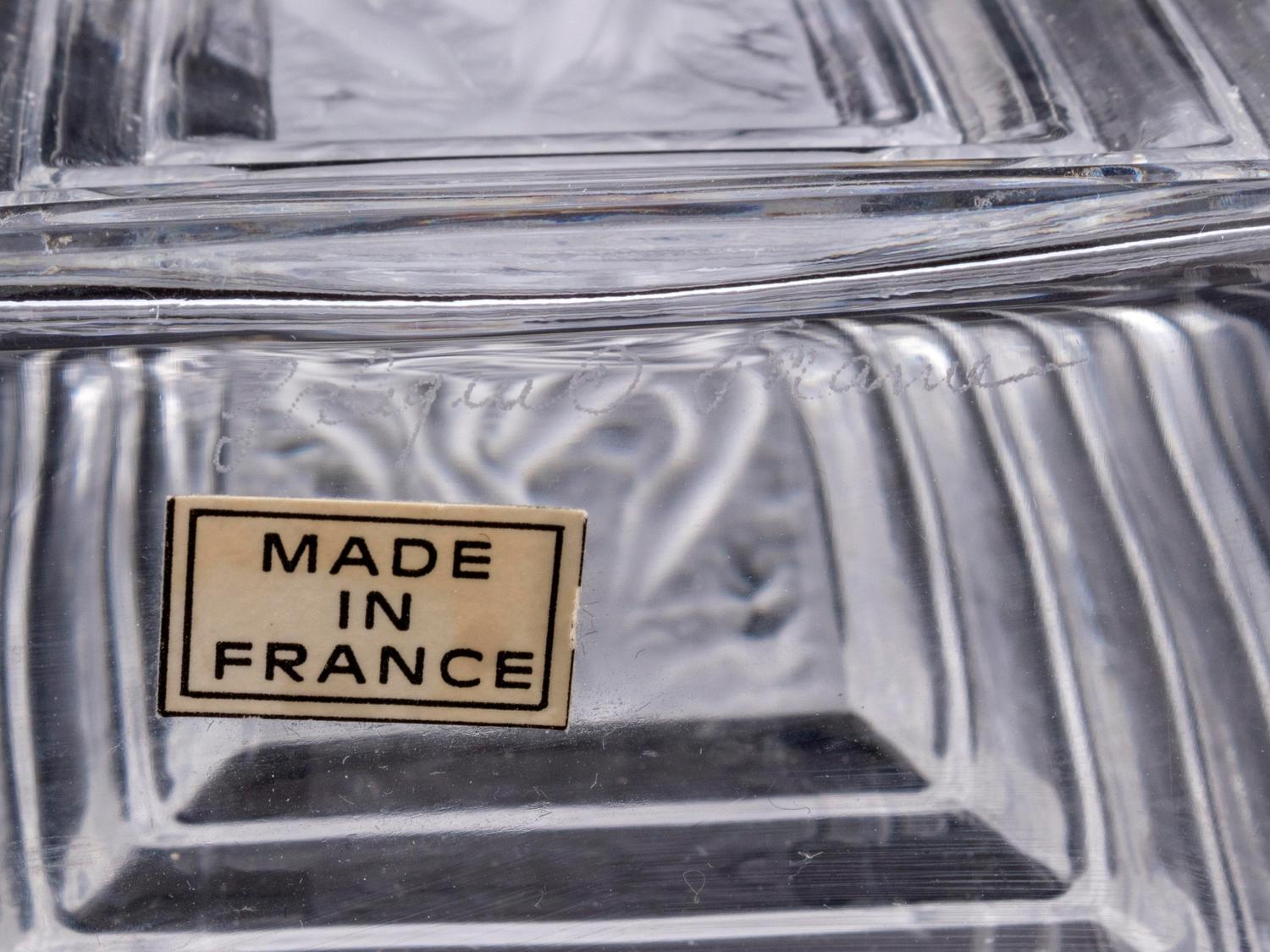 Four Lalique Table Articles — 20TH CENTURY