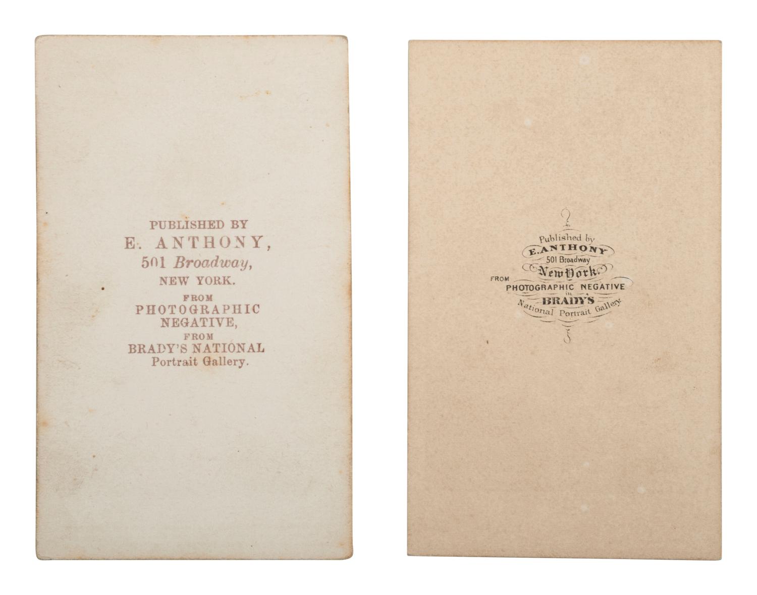 [CLAY, Henry (1777-1852) & WEBSTER, Daniel (1782-1852)]. Group of CDVs featuring the Whig statesmen.