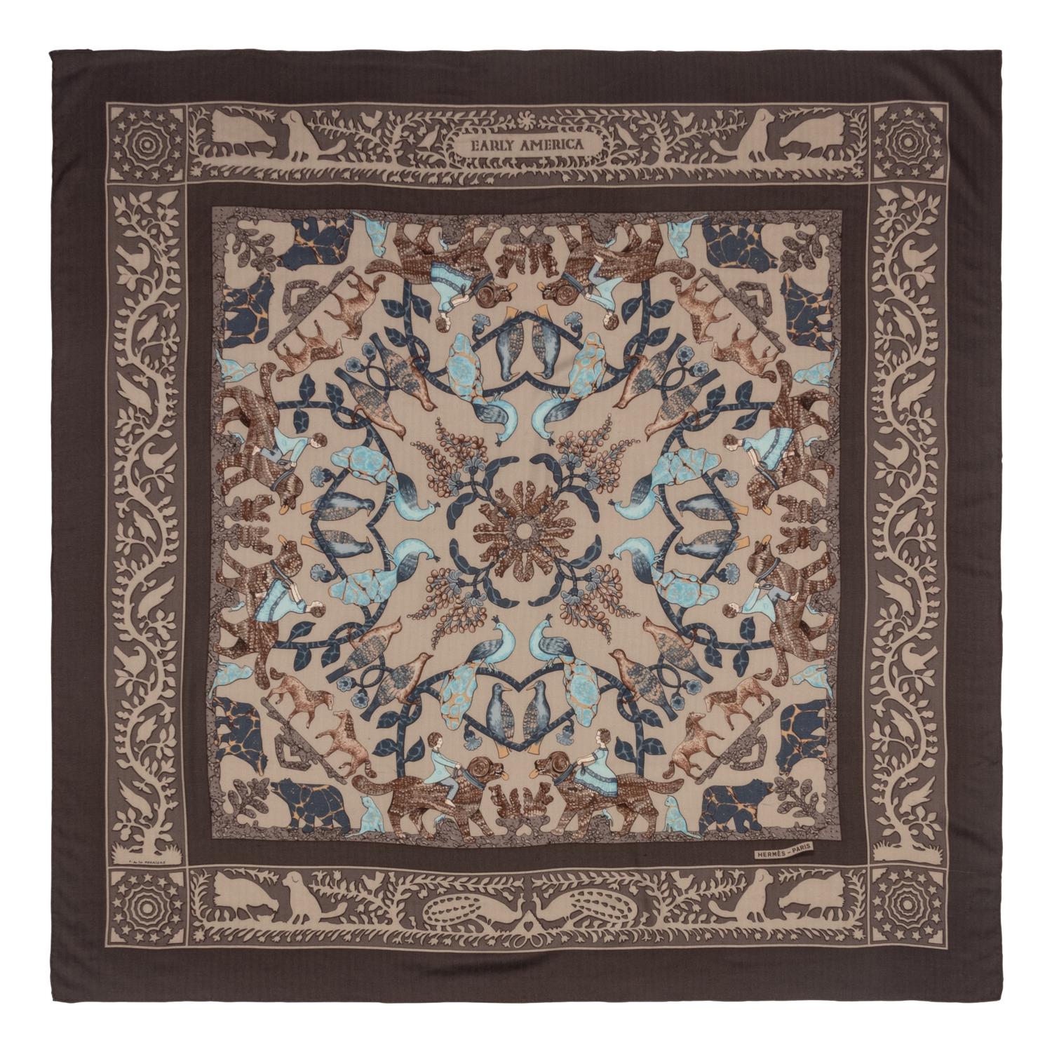 Hermès Cashmere-Silk Shawl 140cm