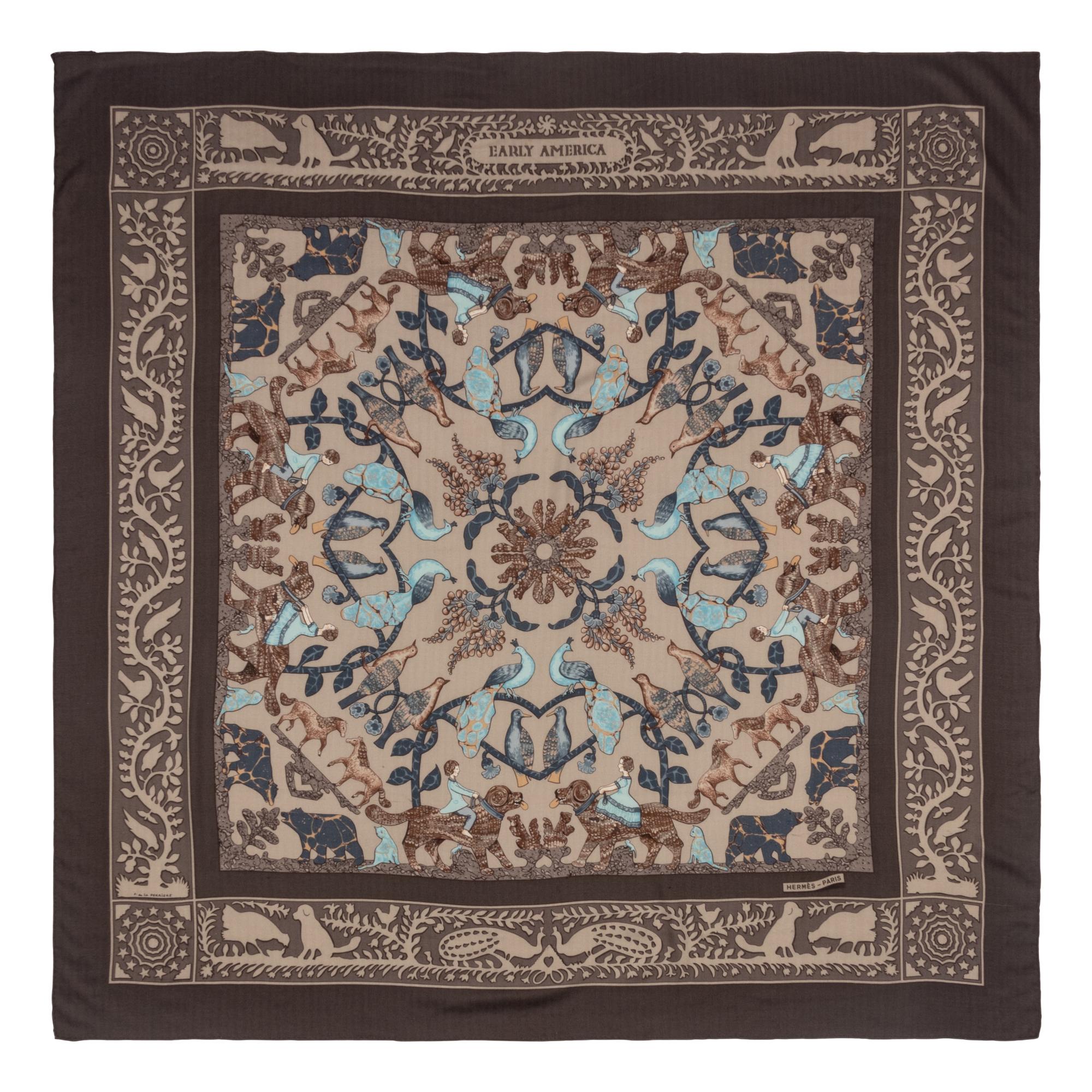 Hermès Cashmere-Silk Shawl 140cm