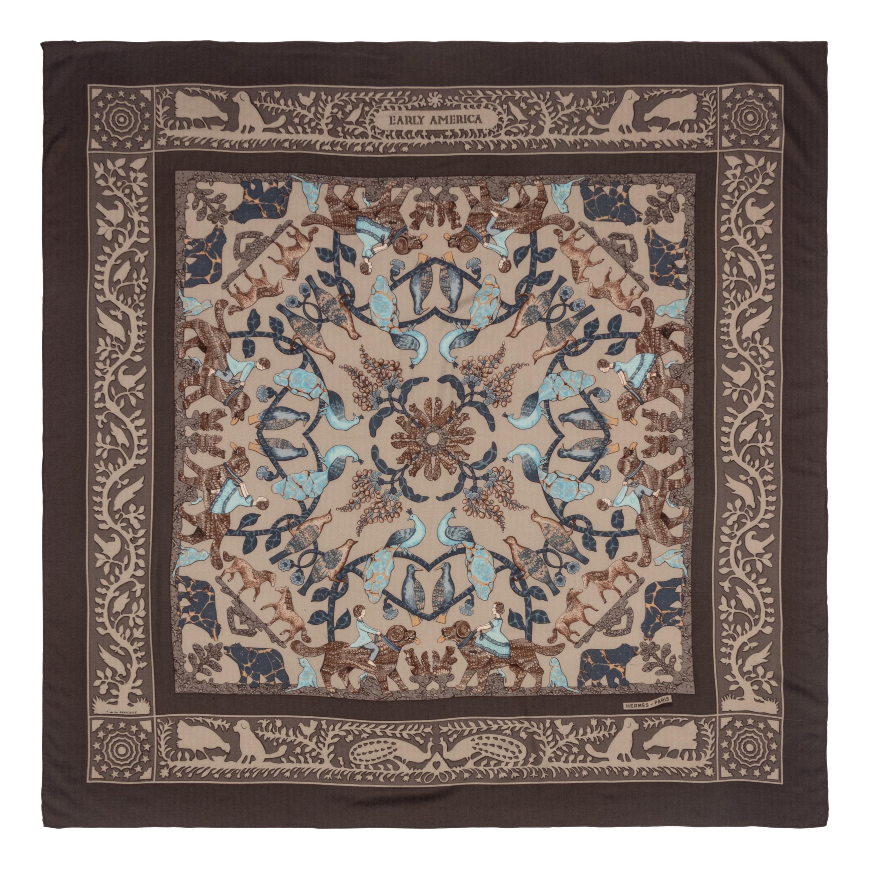 Hermès Cashmere-Silk Shawl 140cm