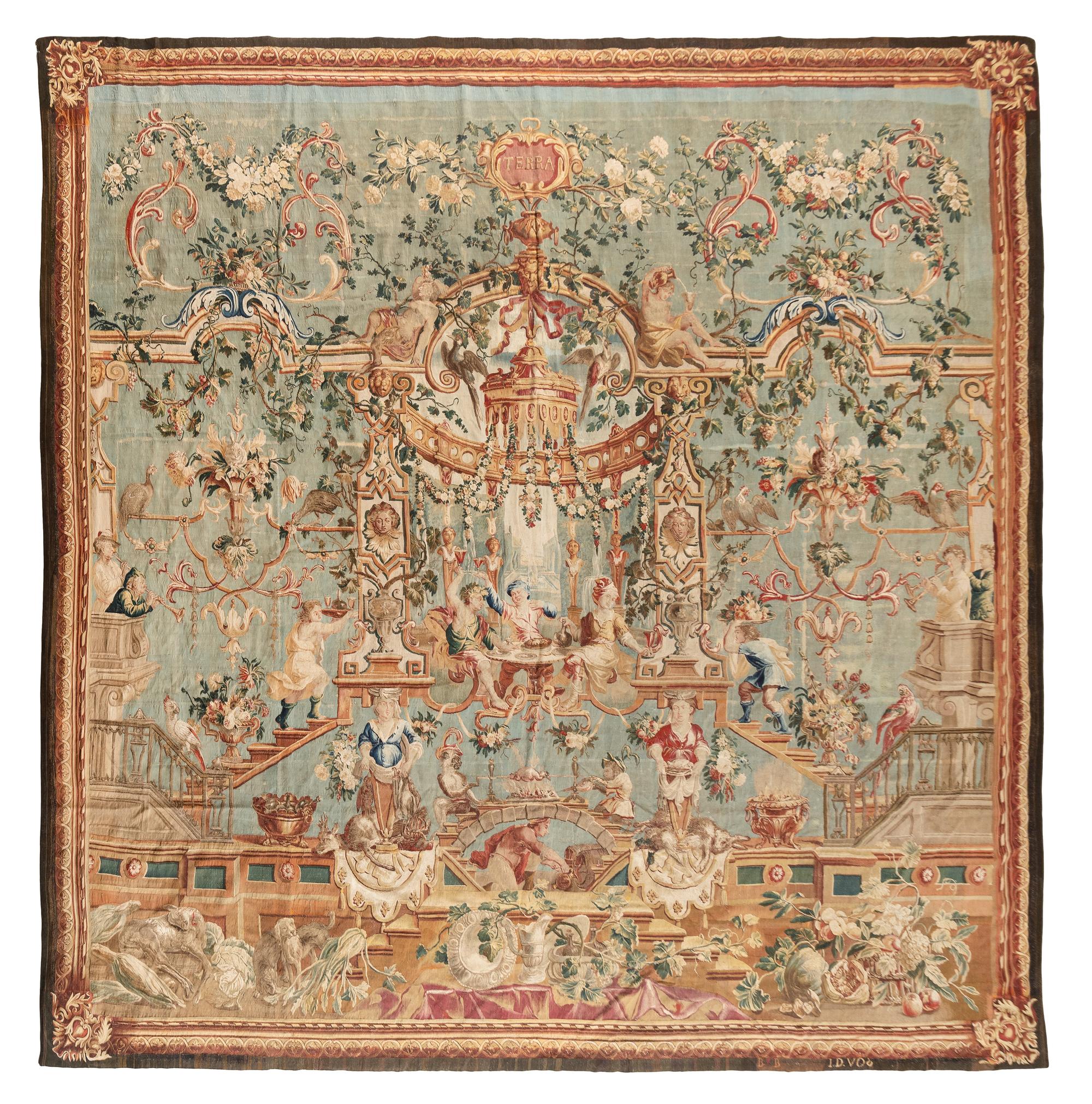 A Brussels Grotesque Tapestry from the Series The Elements