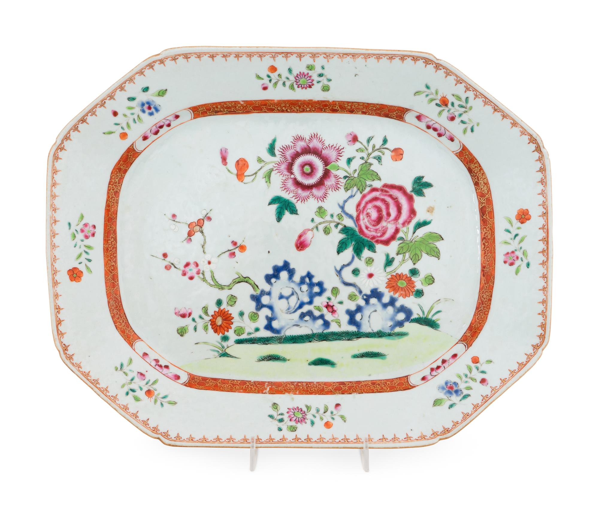 A Chinese Export Porcelain Platter