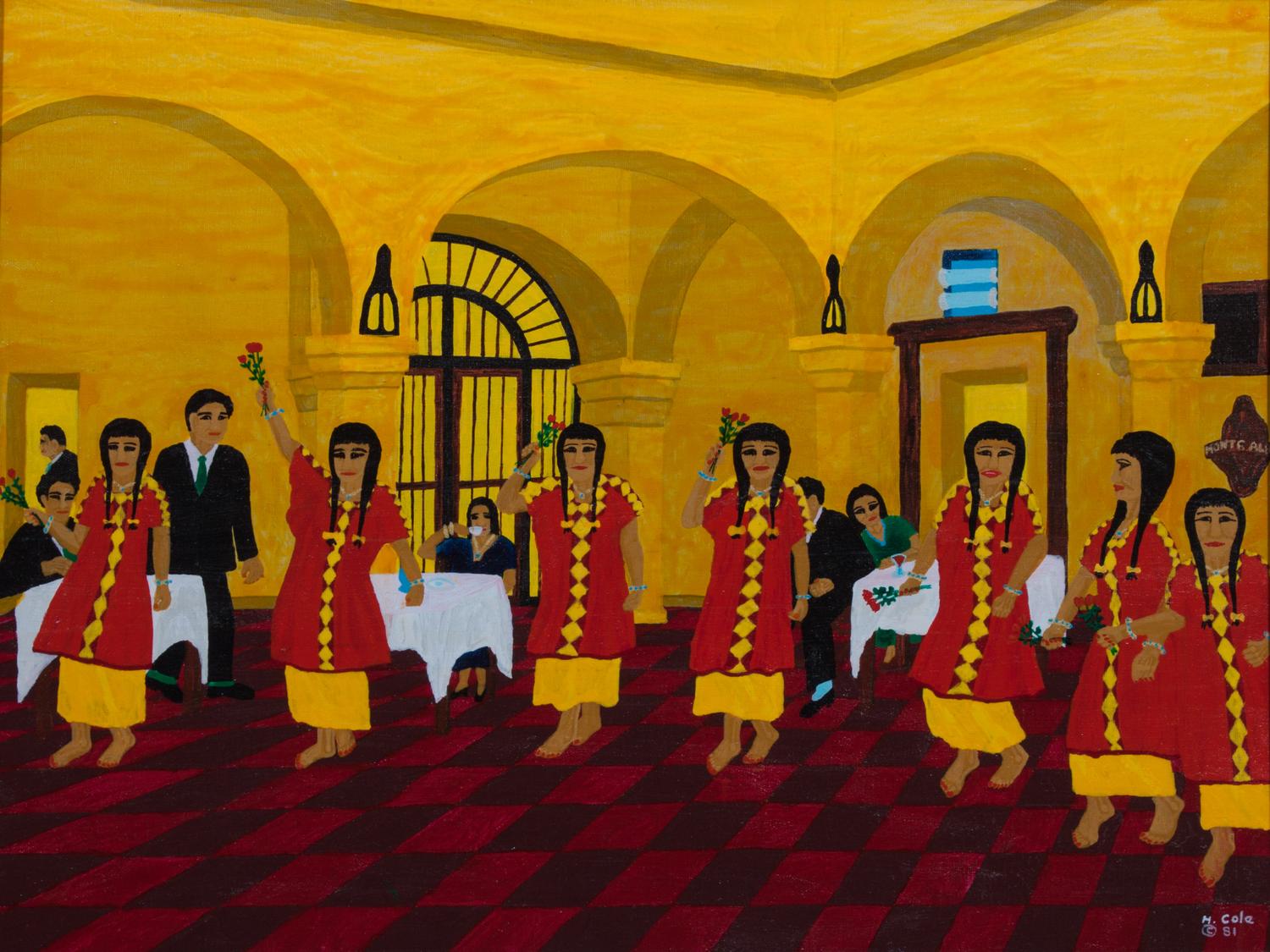 Hinson C. Cole, (American, 1910-1992), Cantina, Oaxaca, 1981