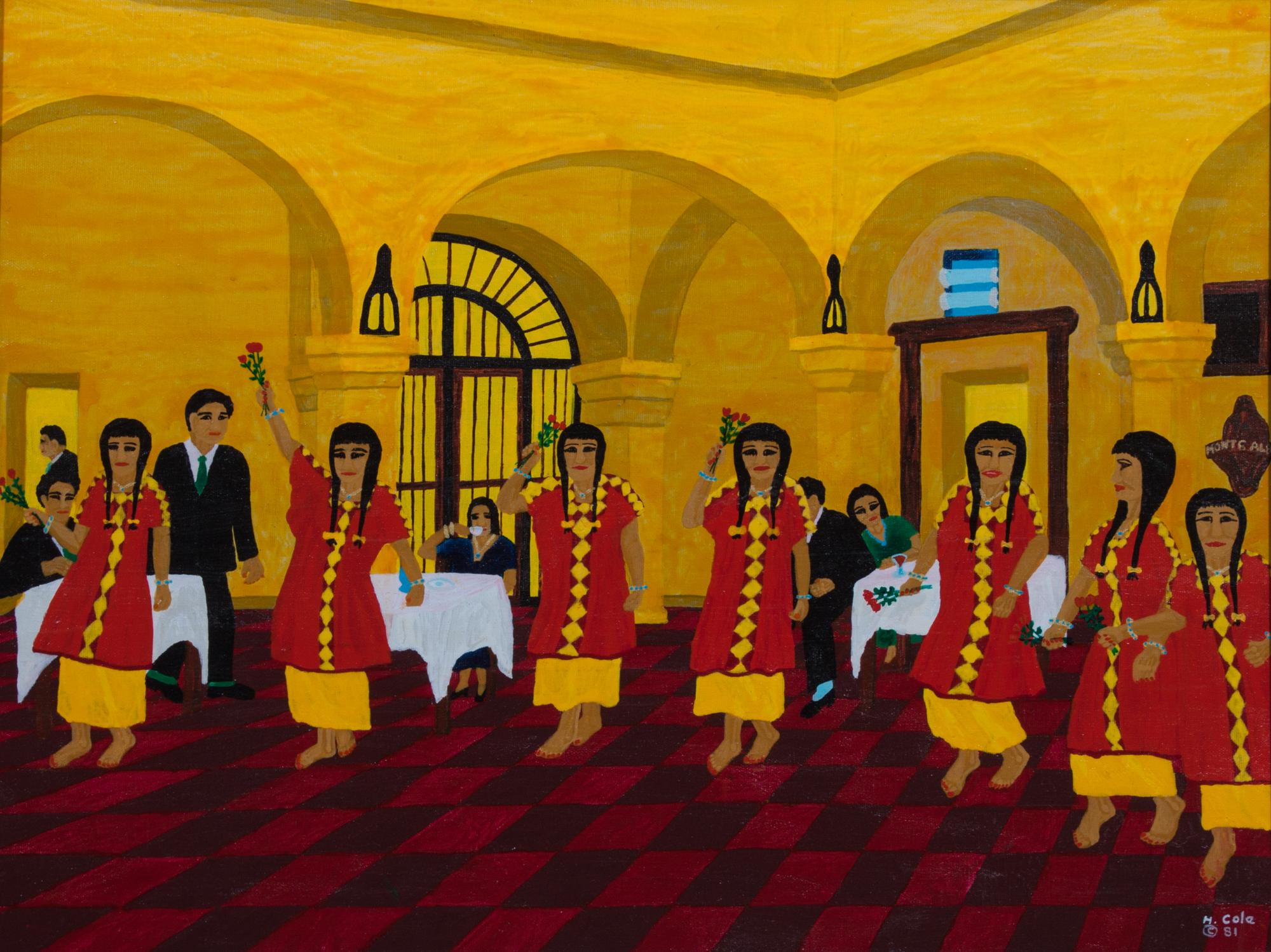 Hinson C. Cole, (American, 1910-1992), Cantina, Oaxaca, 1981